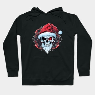 Christmas Celebration with a Skull Twist Hoodie